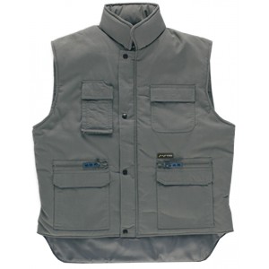 COLETE MULTIBOLSOS CINZA 288-VMG 